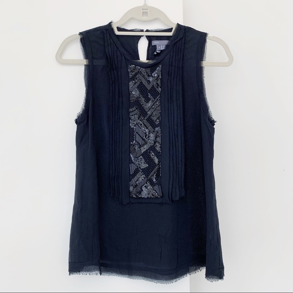 NEW!! 🖤 Vince Sequin Panel Top